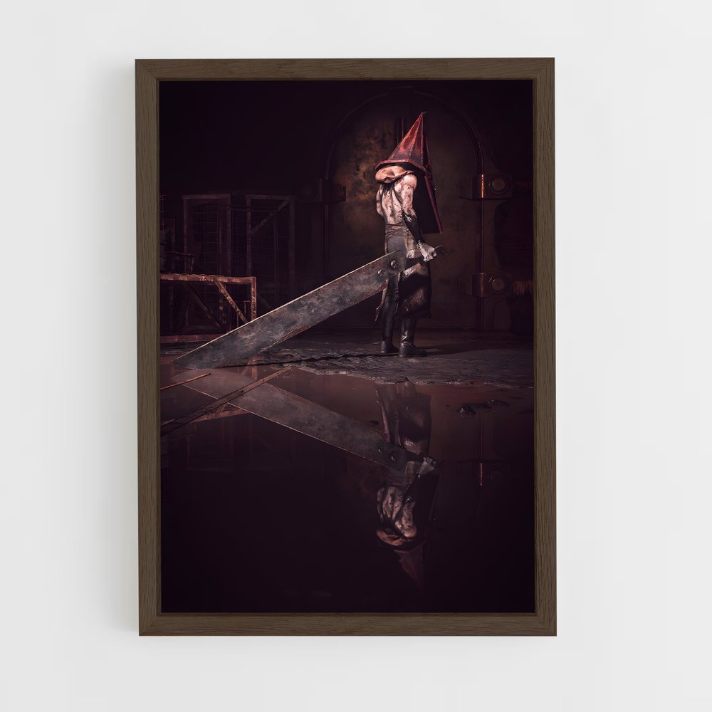 Poster L'Homme au Parapluie Rouge – affiche Silent hill (vue 5)